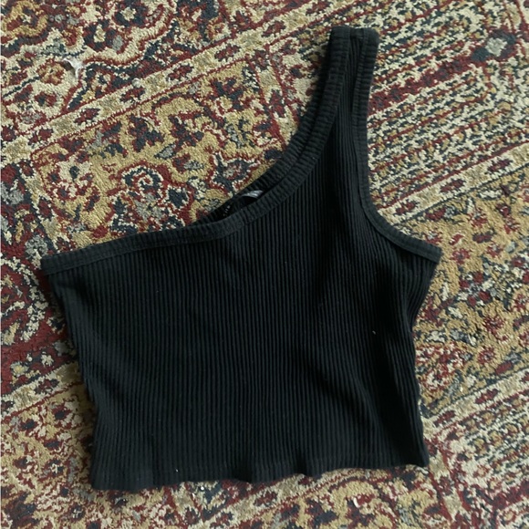 Shein One Shoulder Tank Top - Picture 2 of 2